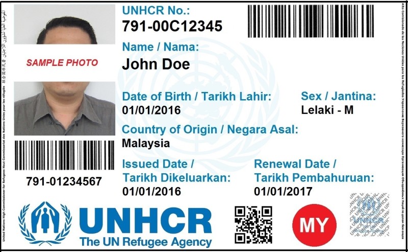 Malaysia UNHCR Cardholders Given Until Sept 30 To Get MyRC Card - EMP ...